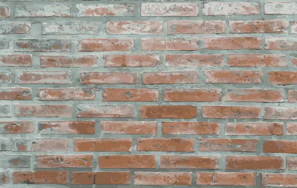 Brick wall texture vector background. closeup brick wall surface