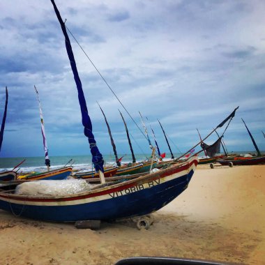 jangadas na praia do japo no cear
