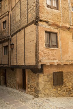 Albarracin 'in ortaçağ köyü manzarası