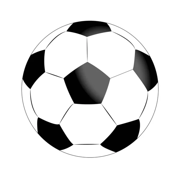 Fotboll Ikon Fotbollsmatch Sport För Konkurrens Professionell Spelare Invänder Vektor — Stock vektor