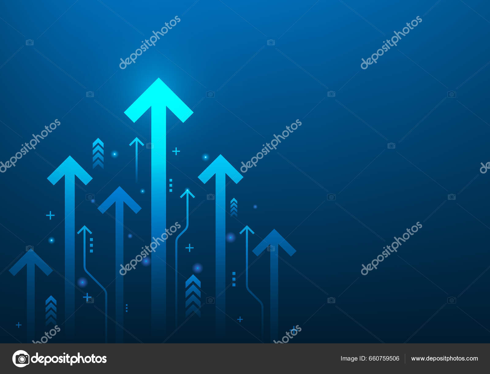 Setas Digitais Negócios Até Meta Fundo Escuro Azul Taxa Retorno Vetor de  ©chanawut130238@hotmail.com 660759506, image size:1600x1220