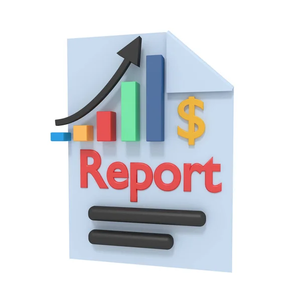 Rapor Grafiği Finansmanı — Stok fotoğraf
