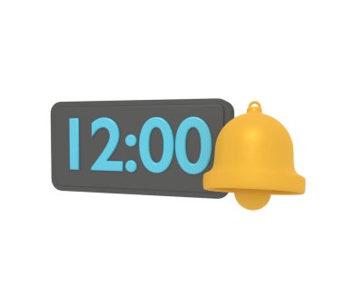 Dijital saat alarmı siyah alarm