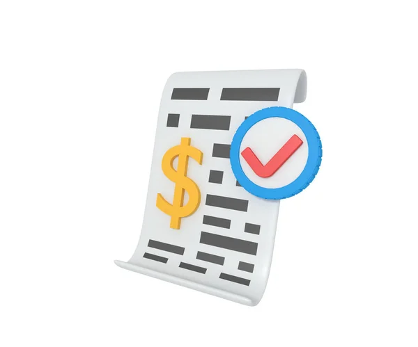 Checklist Betalingssuccesverslag — Stockfoto