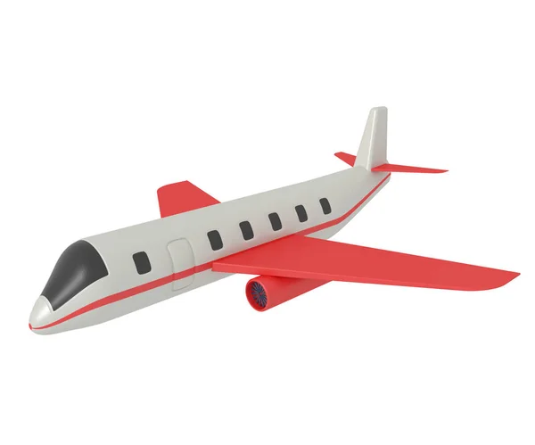 rendering 3d of Plane air Transport