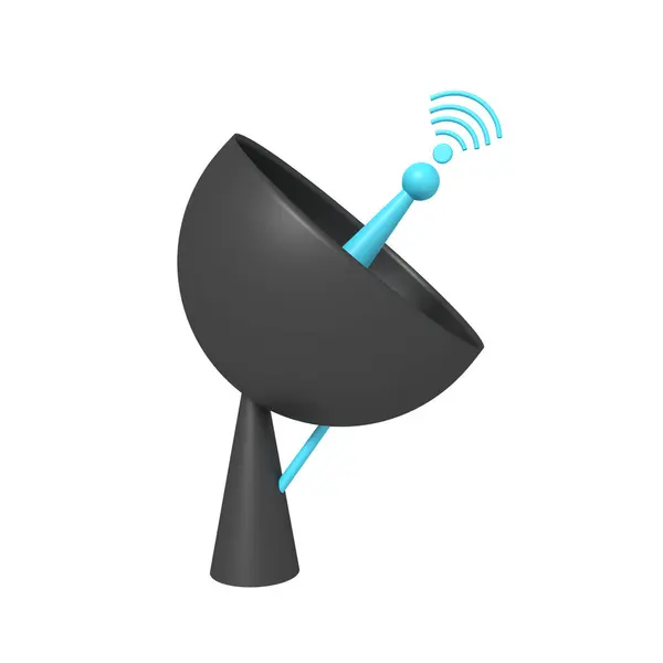Satellite Signal Booster Communication Icon — Stock Photo, Image