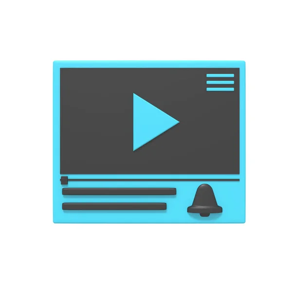 Communication icon video player