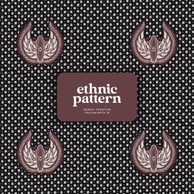 Sidoasih batik desenli Yogyakarta batik vektör tasarımı