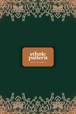 Sidoasih batik desenli Yogyakarta batik vektör tasarımı