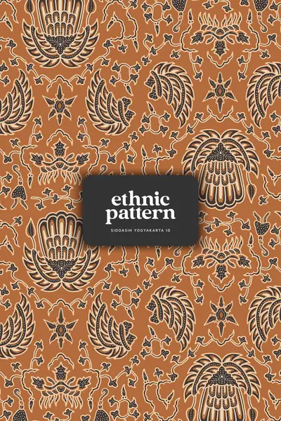 Sidoasih batik desenli Yogyakarta batik vektör tasarımı