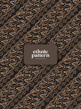 Klasik Endonezya Batik şablonu