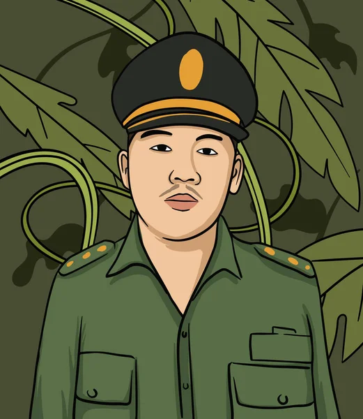 Brigjen Katamso kahraman portresi. Endonezya Ulusal Kahramanlar Gününüz kutlu olsun.