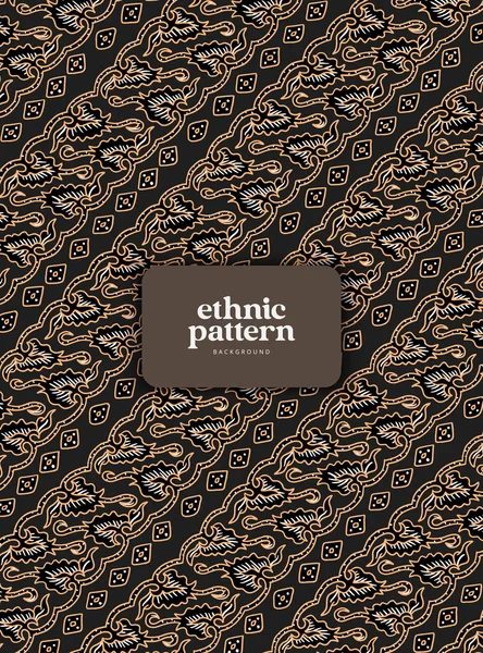 Klasik Endonezya Batik şablonu