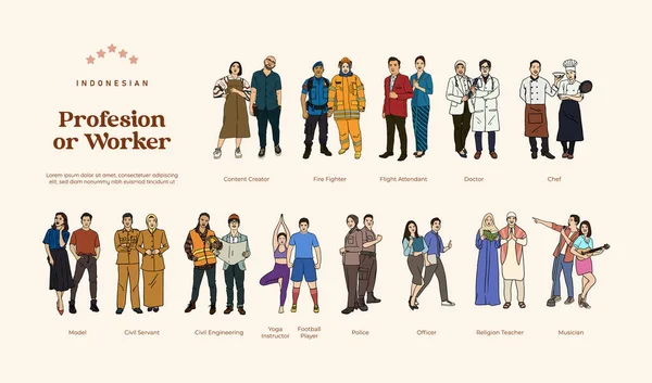 İzole edilmiş Meslek veya işçi el çizimi