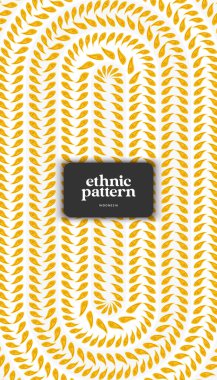 Arka plan için Cava Etnik Deseni