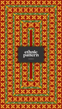 Arka plan için Cava Etnik Deseni