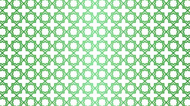 Islamic pattern of arabic geometric with shiny green color for Ramadan celebration in muslim culture and Islam religion. Vector illustration of arab ornament for decoration and design graphic