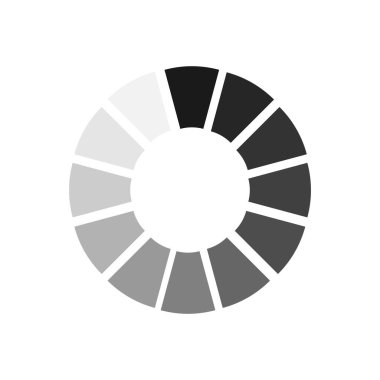 Beyaz arkaplanda Simge Vektörü Resimleri yükleniyor. Vektör illüstrasyonu