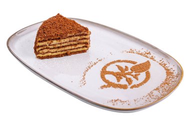 Bir parça çikolatalı kek.