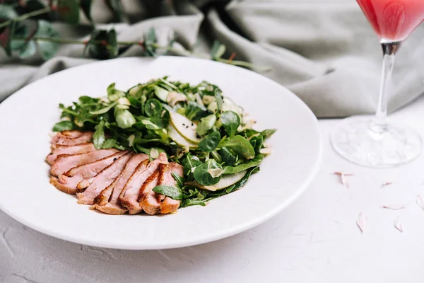Mixed salad with smoked duck breast