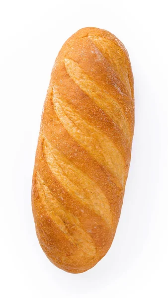 酵母面包面包上孤立的白色背景 — 图库照片