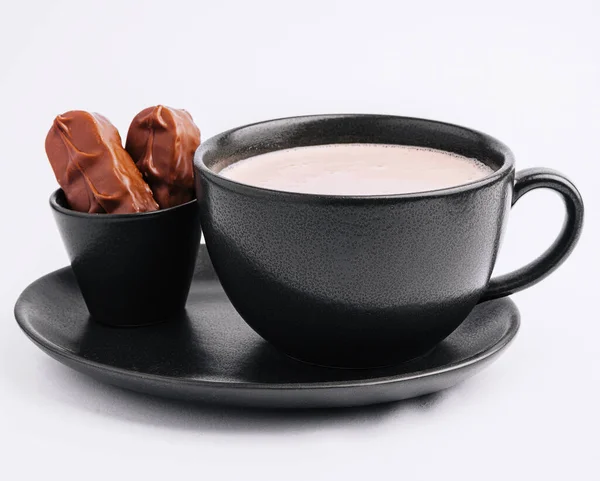 Чашка Горячего Шоколада Шоколадом — стоковое фото