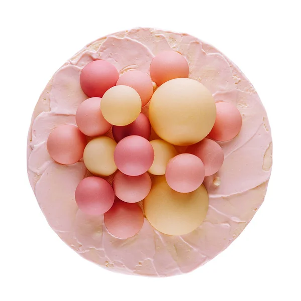 Close Shot Pink Cake — Stockfoto