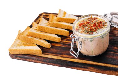 Tahtada nefis ciğer ezmesi