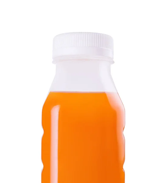有機フレッシュオレンジジュースのペットボトル — ストック写真