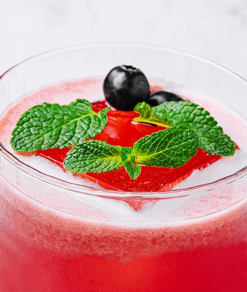 Refreshing Boozy Vodka Cranberry Cocktail Ice Cube — Stock Photo, Image