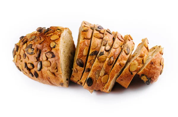 Fresh Healthy Organic Baked Pumpkin Seed Bread — 图库照片