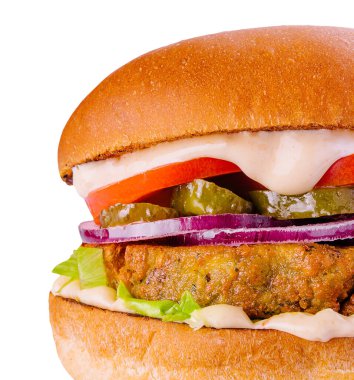 Sağlıklı Vegan vejetaryen et ücretsiz Burger