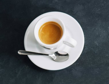 Chocolate brownie with ice cream and vanilla powder on plate