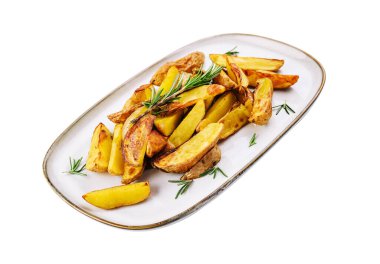 Biberiyeli kızarmış patates.