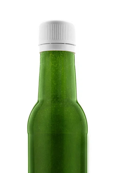 Bottle Healthy Green Smoothie White — 图库照片