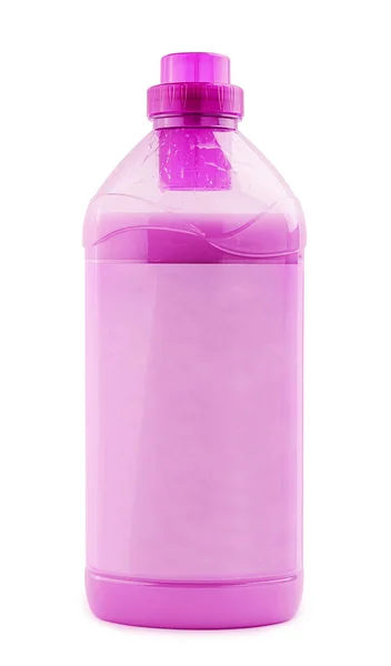 Suavizante Ropa Rosa Botella Plástico — Foto de Stock