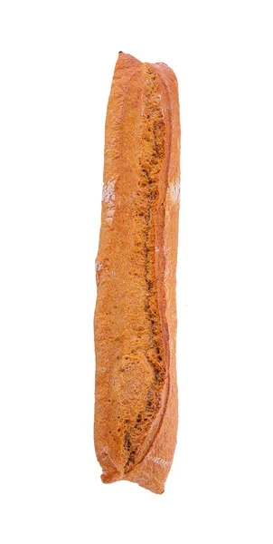 白い背景に隔離された葉のパン — ストック写真
