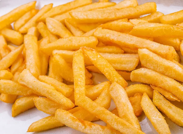 Knapriga Pommes Frites Redo Att Äta — Stockfoto