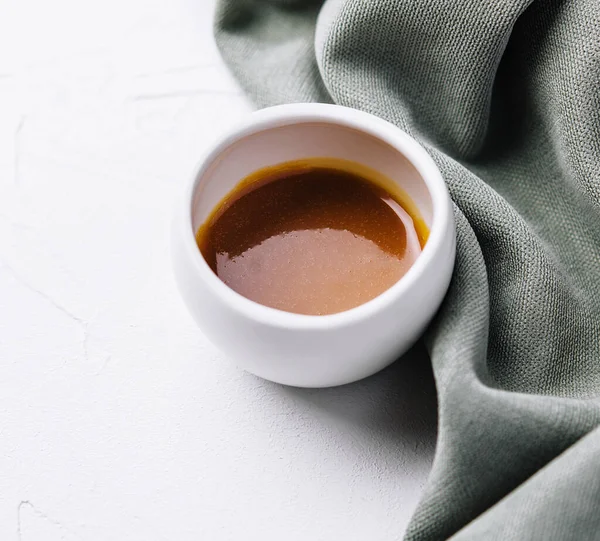 Salted Caramel Ceramic Jar — Fotografia de Stock