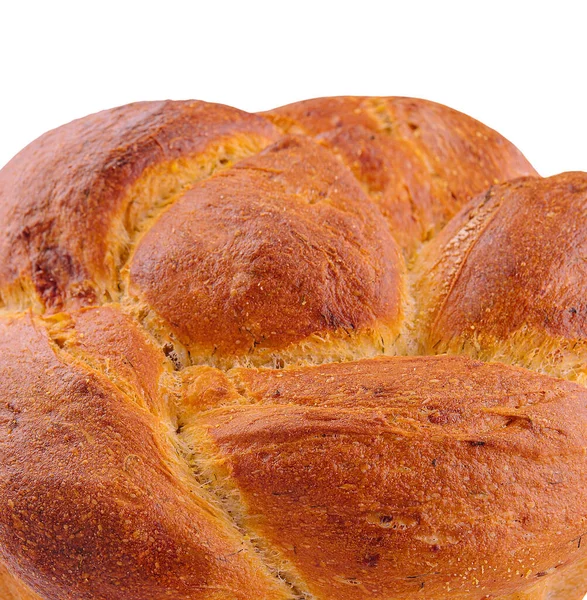 Bread Shape Isolated White Background — Stock fotografie
