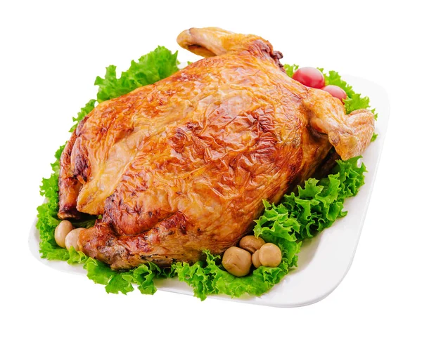 Plate Roasted Turkey Plate Royalty Free Stock Photos