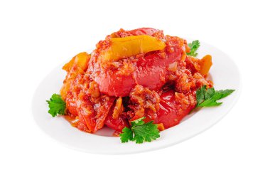 Yağlı kırmızı dolma biberi turşusu