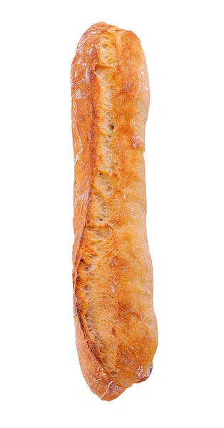 Буханка Французского Хлеба Белом Фоне — стоковое фото