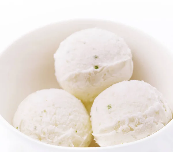 Pistachio Ice Cream Bowl — Fotografia de Stock
