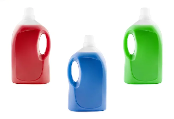 Jabón Líquido Detergente Botellas Plástico — Foto de Stock