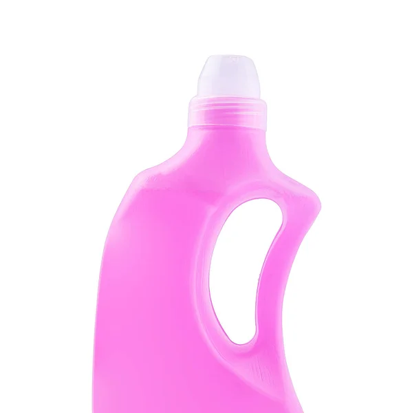 Plastic Clean Bottle Pink Detergent — стоковое фото
