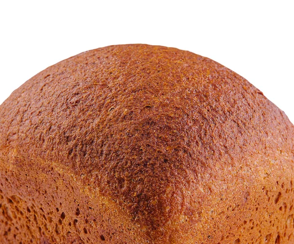 Loaf Organic Bread White Background — Stok Foto