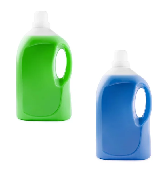 塑料瓶中的液体肥皂或洗涤剂 — 图库照片