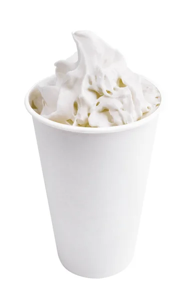 Coffee Mocha Milkshake Cream Isolated — Photo