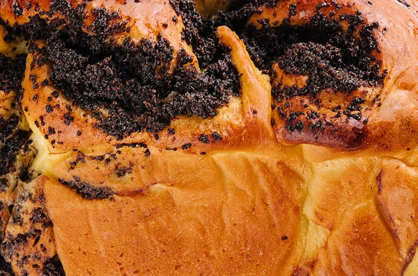 用罂粟籽做的甜燕麦面包 — 图库照片